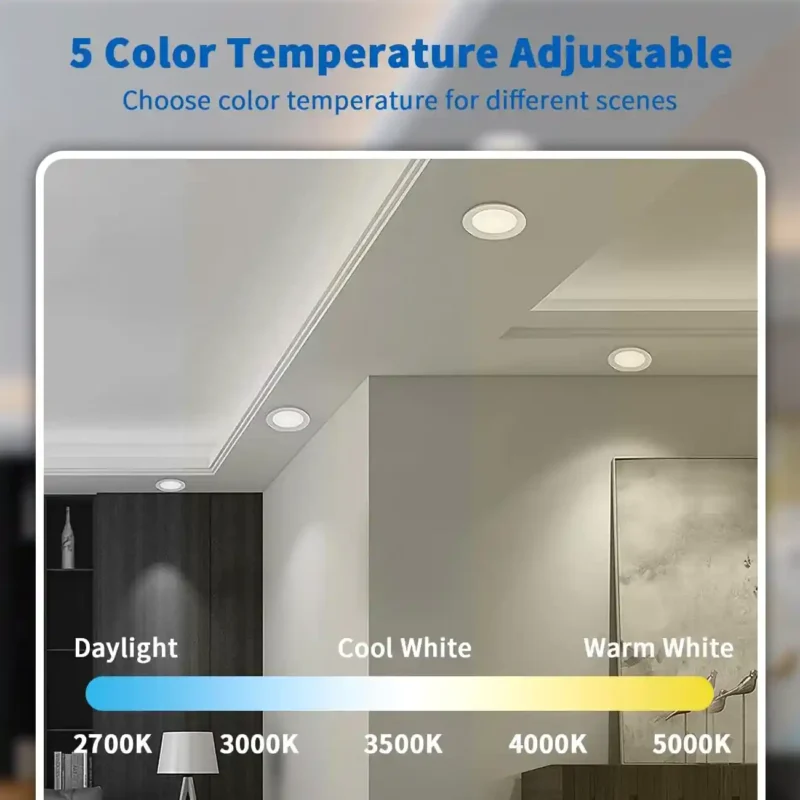 6 inch dimmable slim panel light